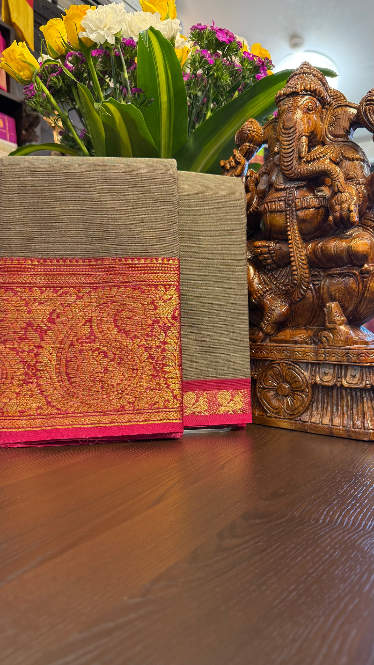 Kanchi Cotton Saree