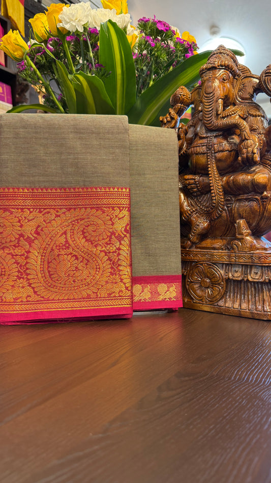 Kanchi Cotton Saree