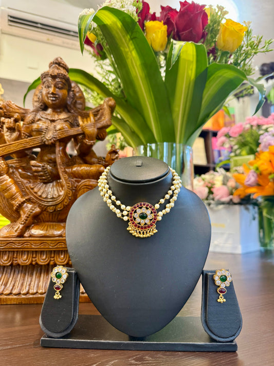 Khushi Short Necklace Jewellery Set