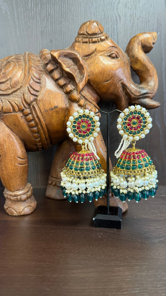 Chandrima Earchain Jhumkas