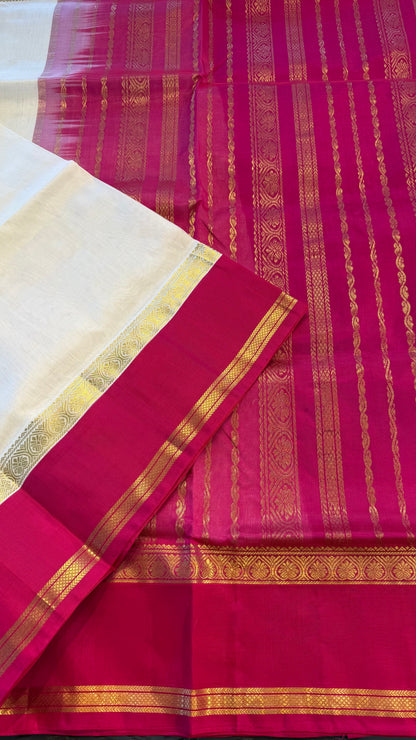 HANDLOOM KANCHIPURAM SILK COTTON (KSC226)