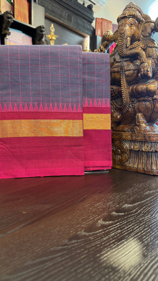 Kanchi Cotton Saree