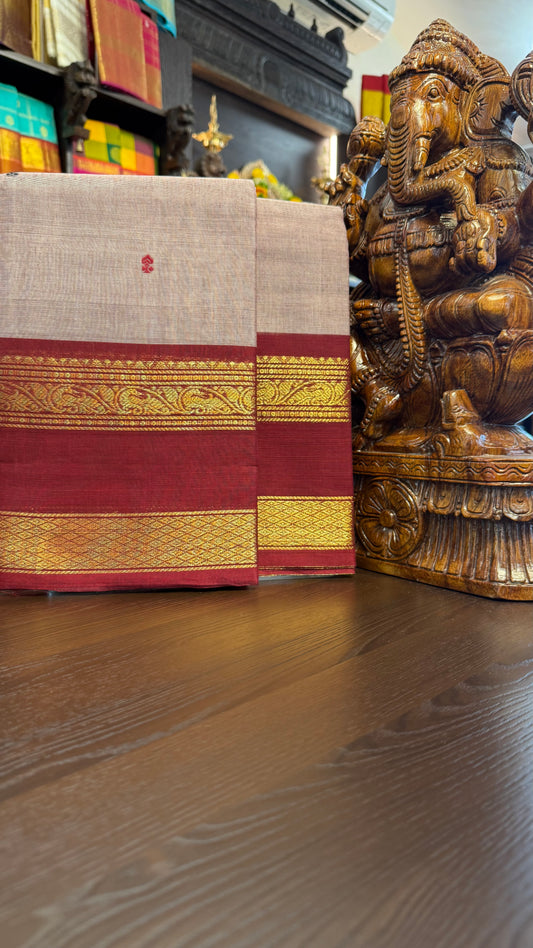 Kanchi Cotton Saree