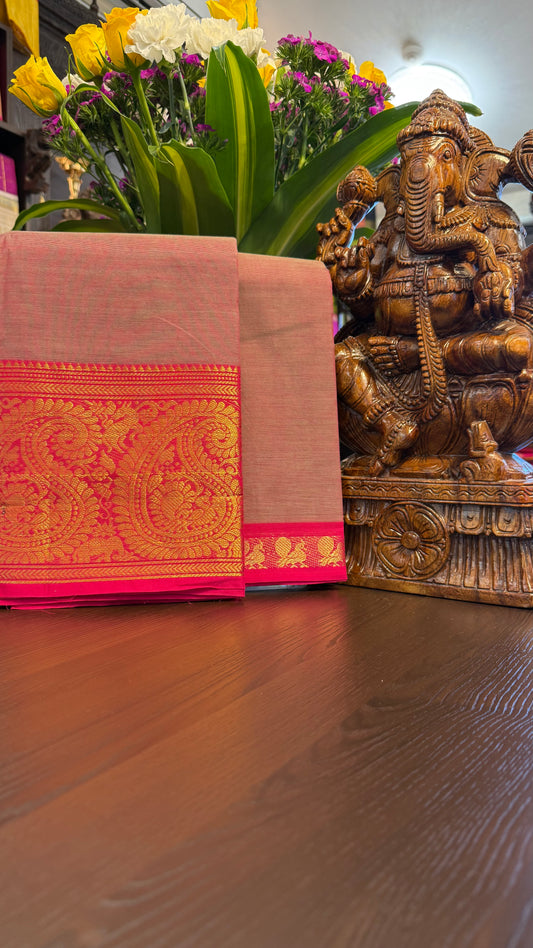 Kanchi Cotton Saree