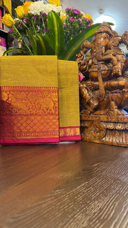 Kanchi Cotton Saree