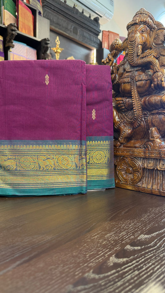 Kanchi Cotton Saree