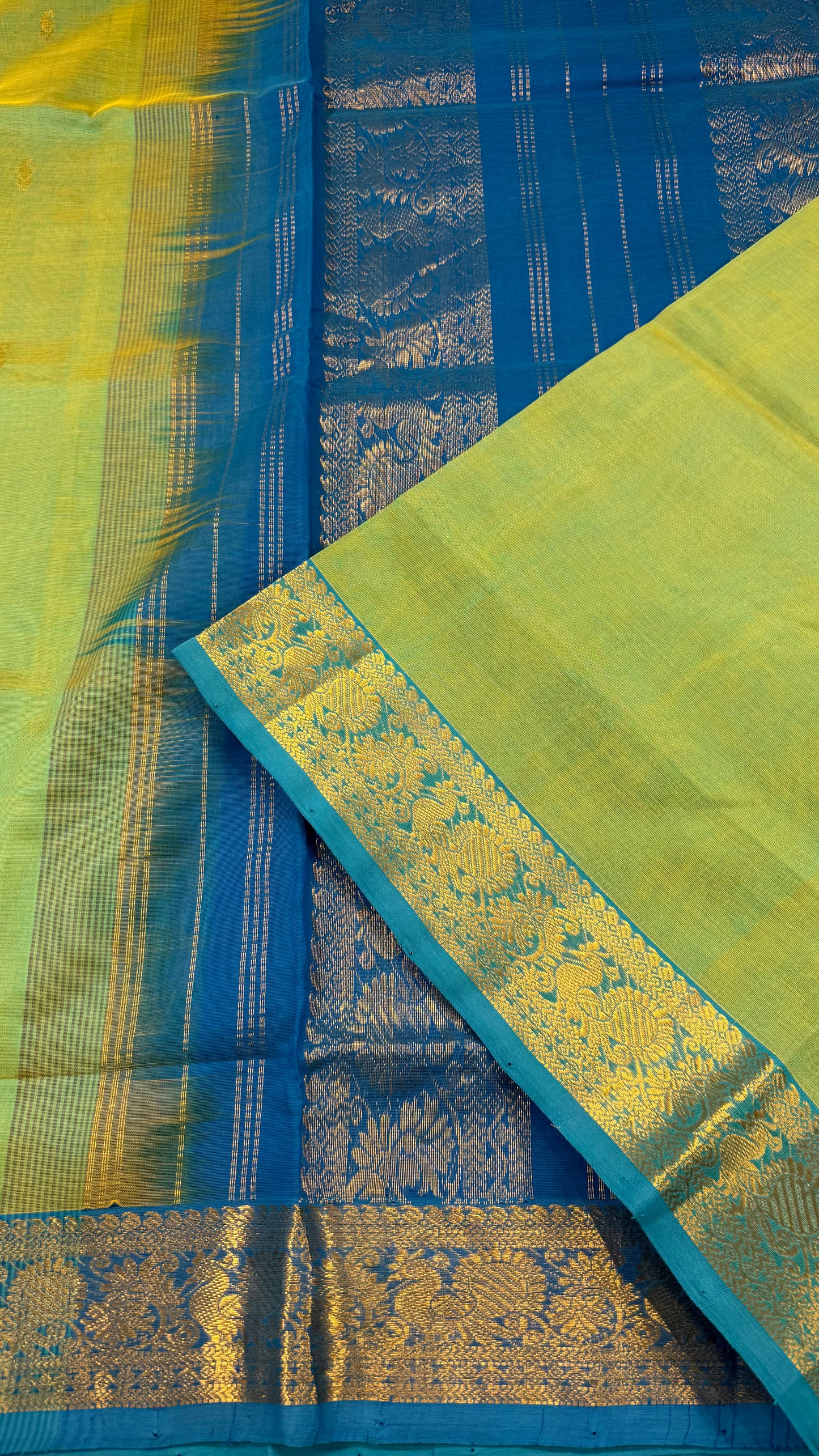HANDLOOM KANCHIPURAM SILK COTTON (KSC194)