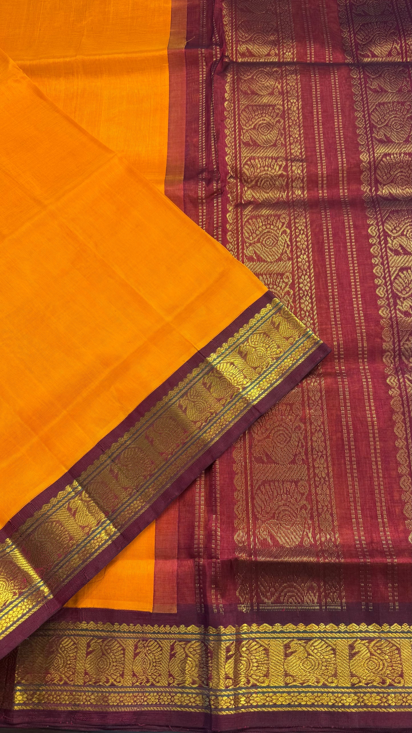 HANDLOOM KANCHIPURAM SILK COTTON (KSC182)