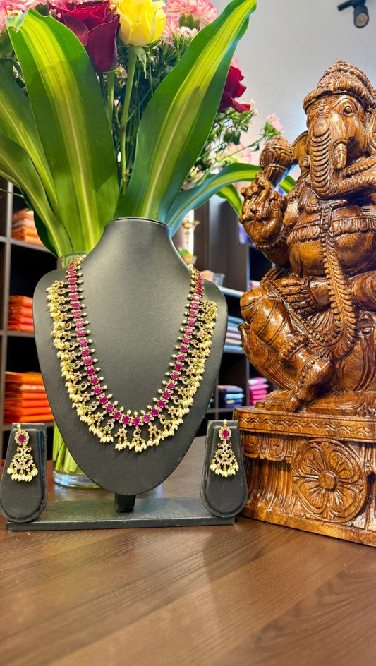 Vihana Long Necklace Jewellery Set
