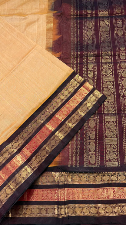 HANDLOOM KANCHIPURAM SILK COTTON (KSC174)