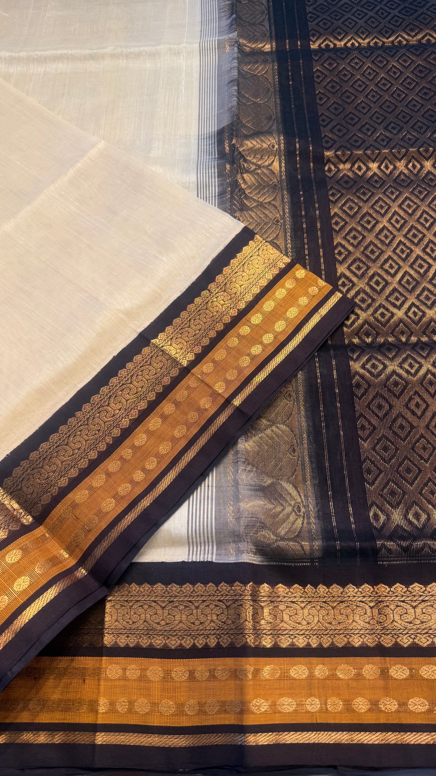 HANDLOOM KANCHIPURAM SILK COTTON (KSC157)