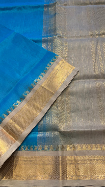 HANDLOOM KANCHIPURAM SILK COTTON (KSC286)