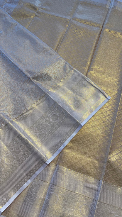PINK PEARL SEMI SILK KANICHIPURAM SILK SAREE (SSKS12)