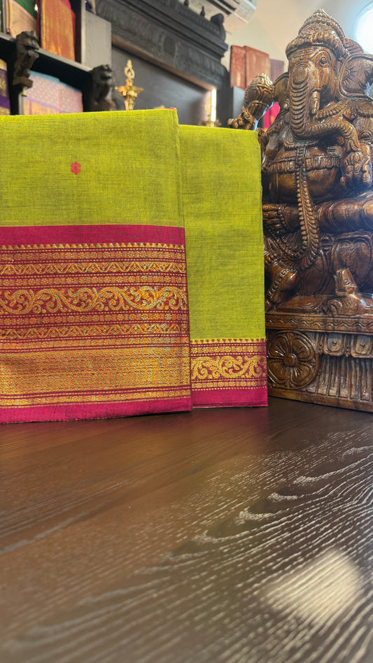 Kanchi Cotton Saree