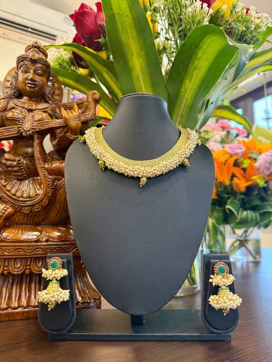 Prisha Short Necklace Jewellery Set