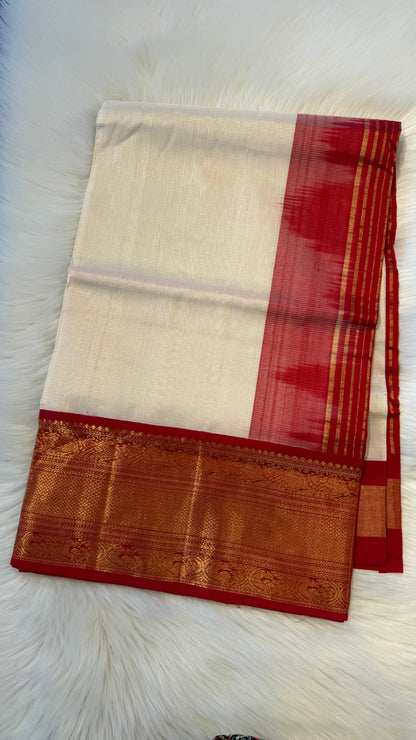 HANDLOOM KANCHIPURAM SILK COTTON (KSC245)