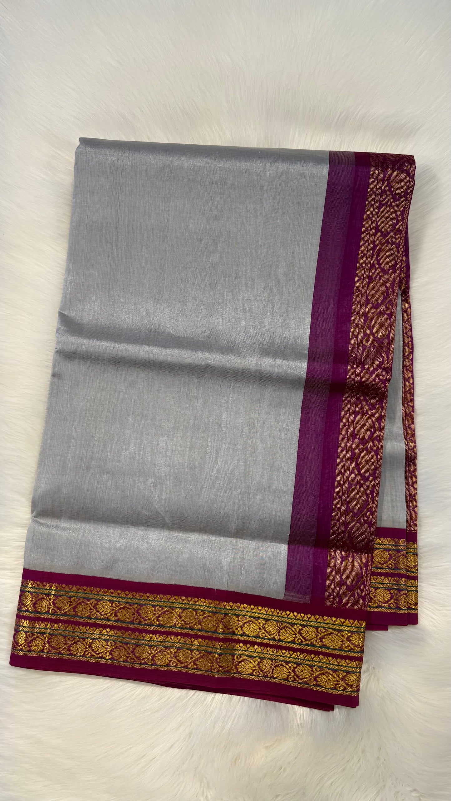 HANDLOOM KANCHIPURAM SILK COTTON (KSC169)
