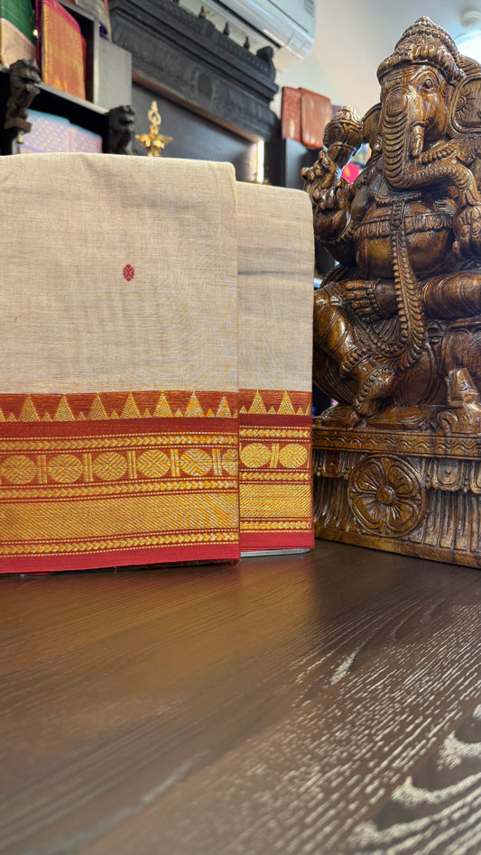 Kanchi Cotton Saree