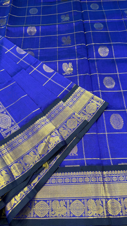 HANDLOOM KANCHIPURAM SILK COTTON (KSC284)