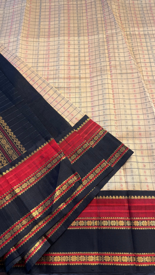 HANDLOOM KANCHIPURAM SILK COTTON (KSC149)