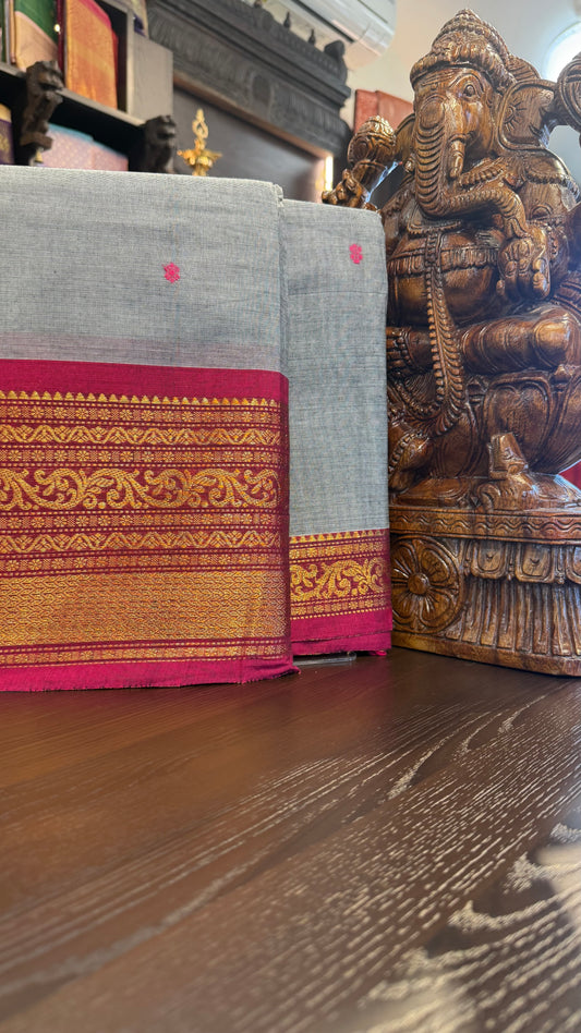 Kanchi Cotton Saree