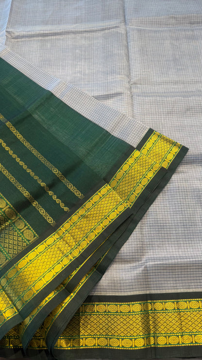 HANDLOOM KANCHIPURAM SILK COTTON (KSC262)