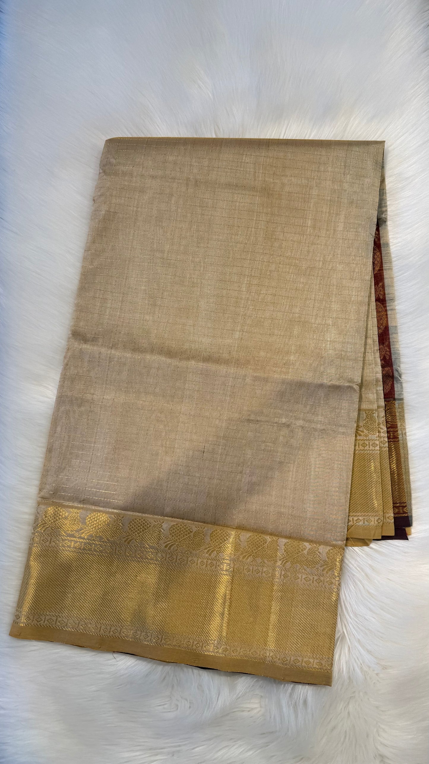 HANDLOOM KANCHIPURAM SILK COTTON (KSC147)