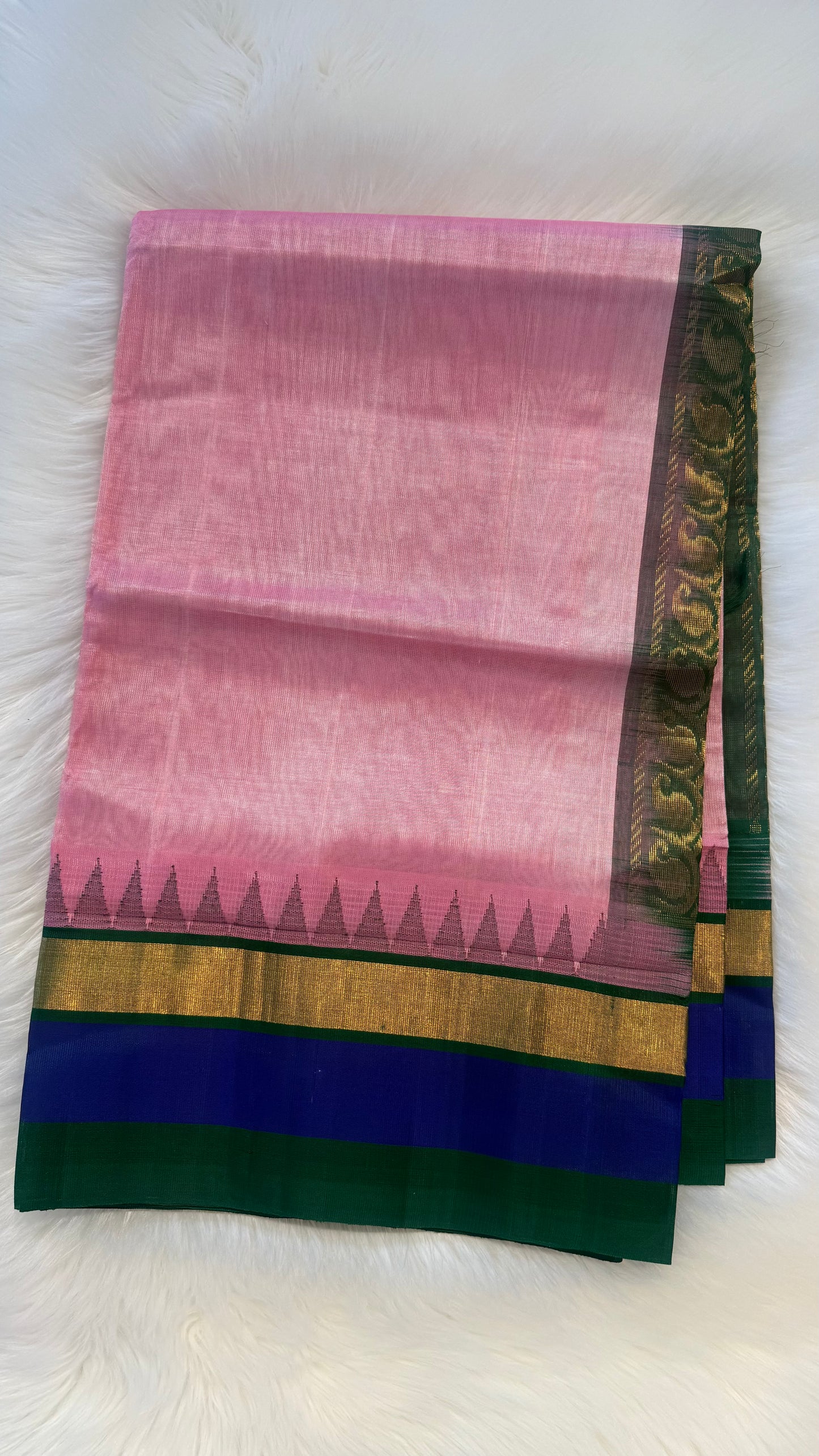 HANDLOOM KANCHIPURAM SILK COTTON (KSC240)