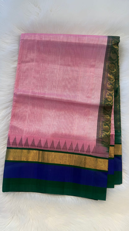 HANDLOOM KANCHIPURAM SILK COTTON (KSC240)