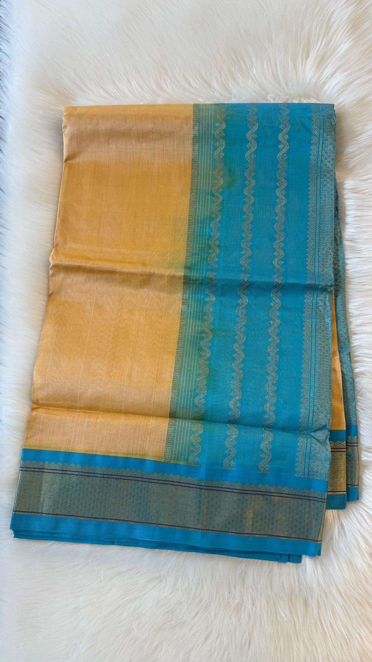 HANDLOOM KANCHIPURAM SILK COTTON (KSC204)