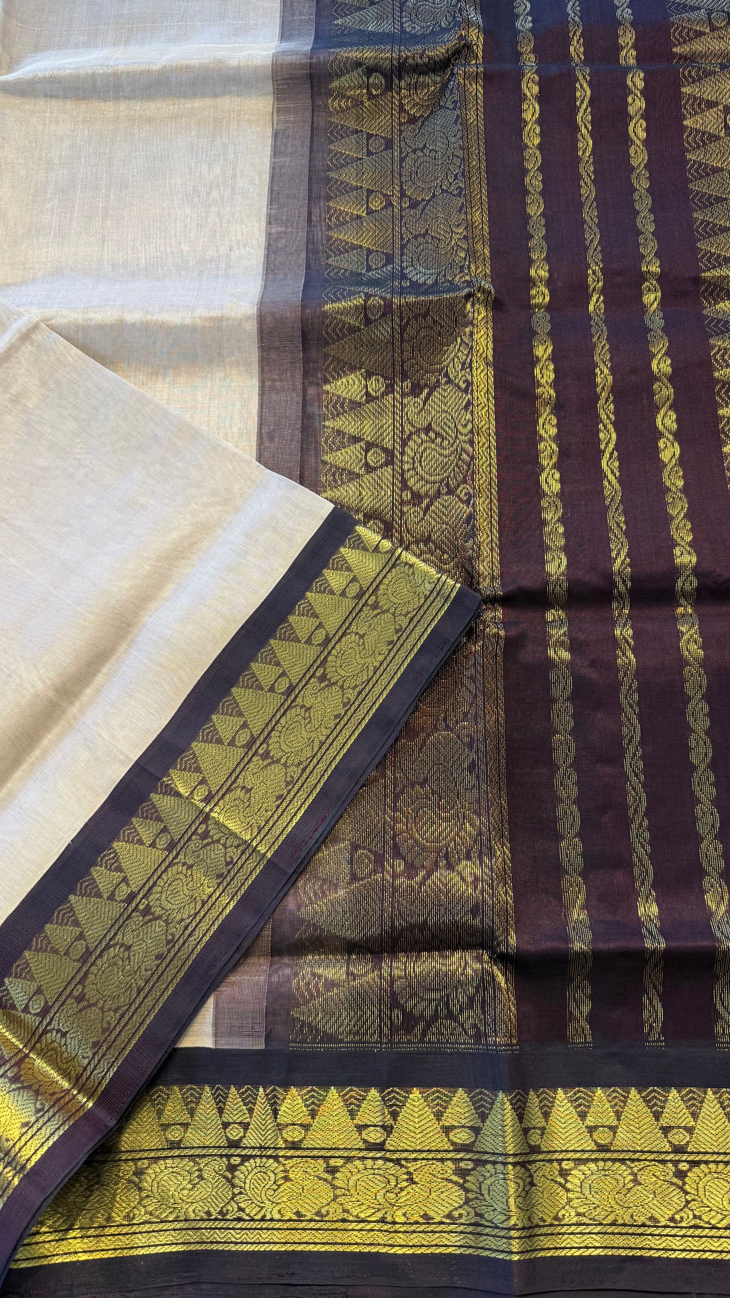 HANDLOOM KANCHIPURAM SILK COTTON (KSC201)