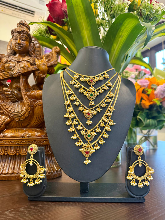 Keshini Long Necklace Jewellery Set