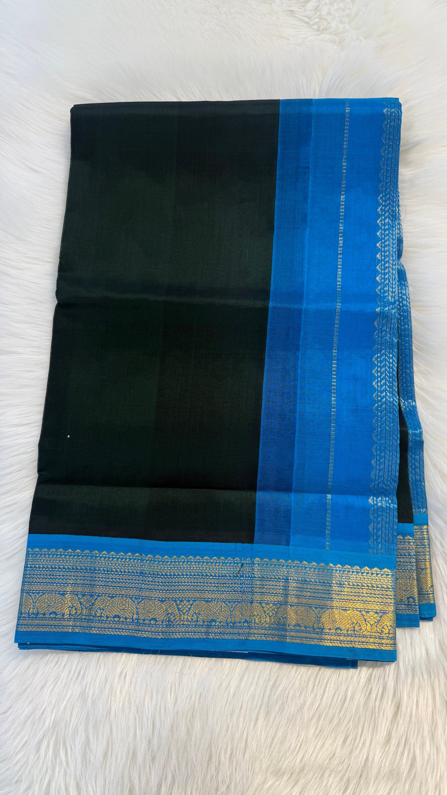 HANDLOOM KANCHIPURAM SILK COTTON (KSC211)