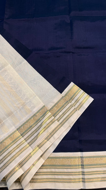 HANDLOOM KANCHIPURAM SILK COTTON (KSC154)