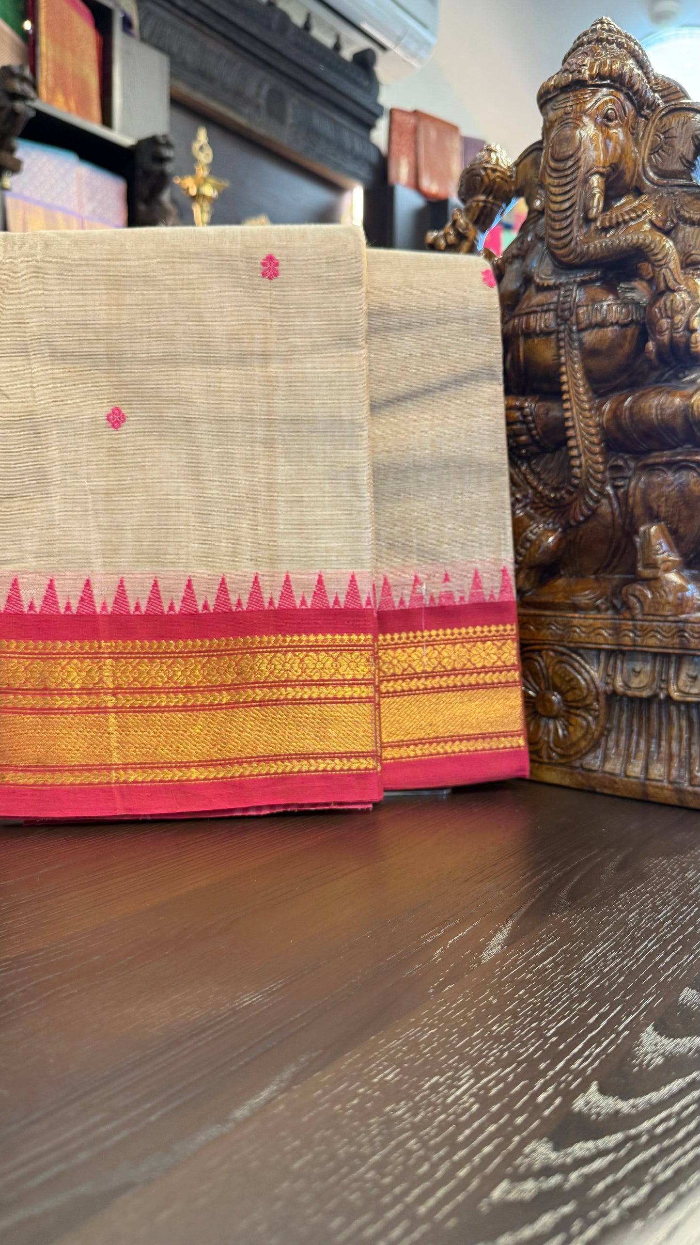 Kanchi Cotton Saree