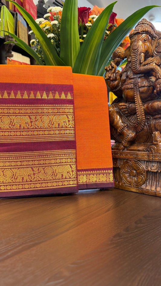 Kanchi Cotton Saree