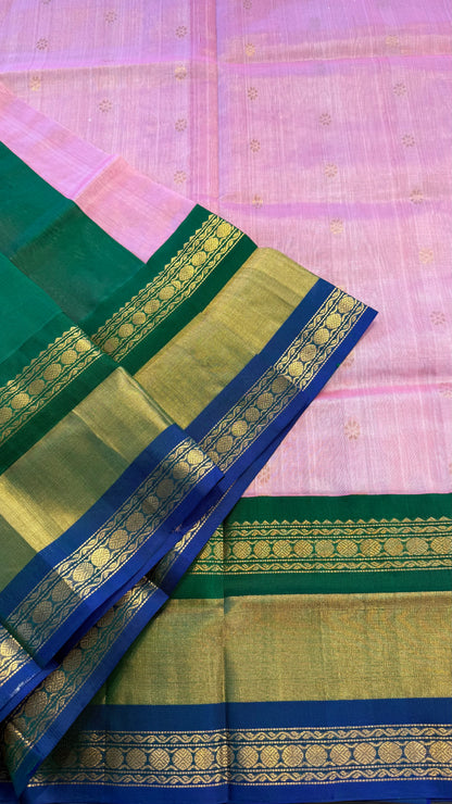 HANDLOOM KANCHIPURAM SILK COTTON (KSC272)
