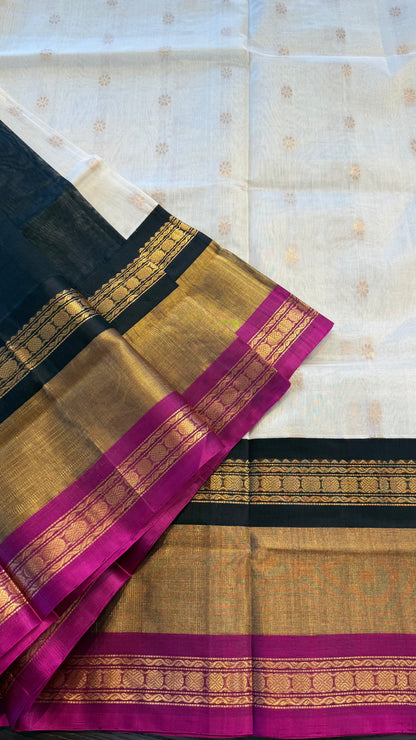 HANDLOOM KANCHIPURAM SILK COTTON (KSC271)
