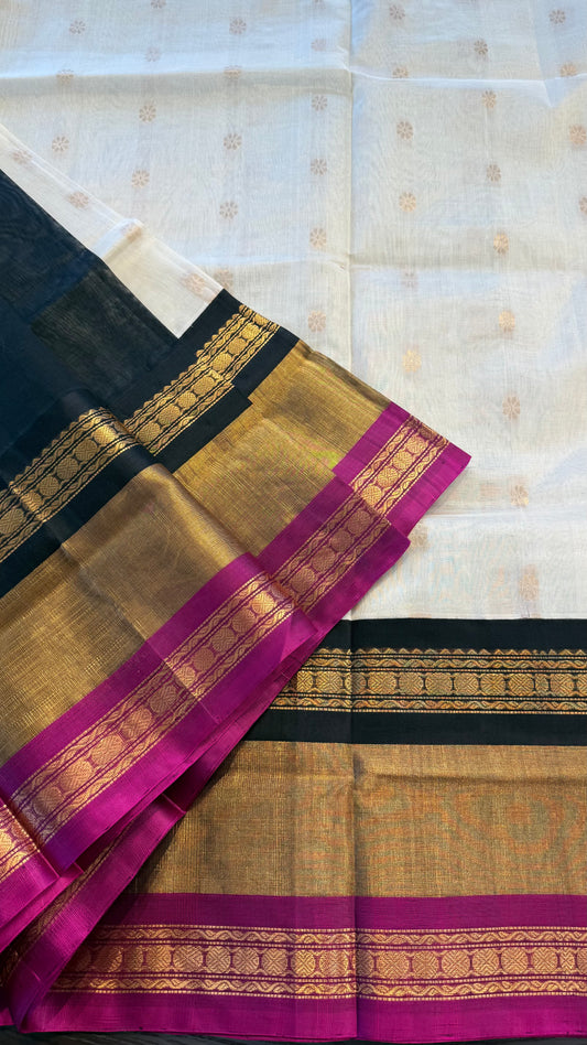 HANDLOOM KANCHIPURAM SILK COTTON (KSC271)