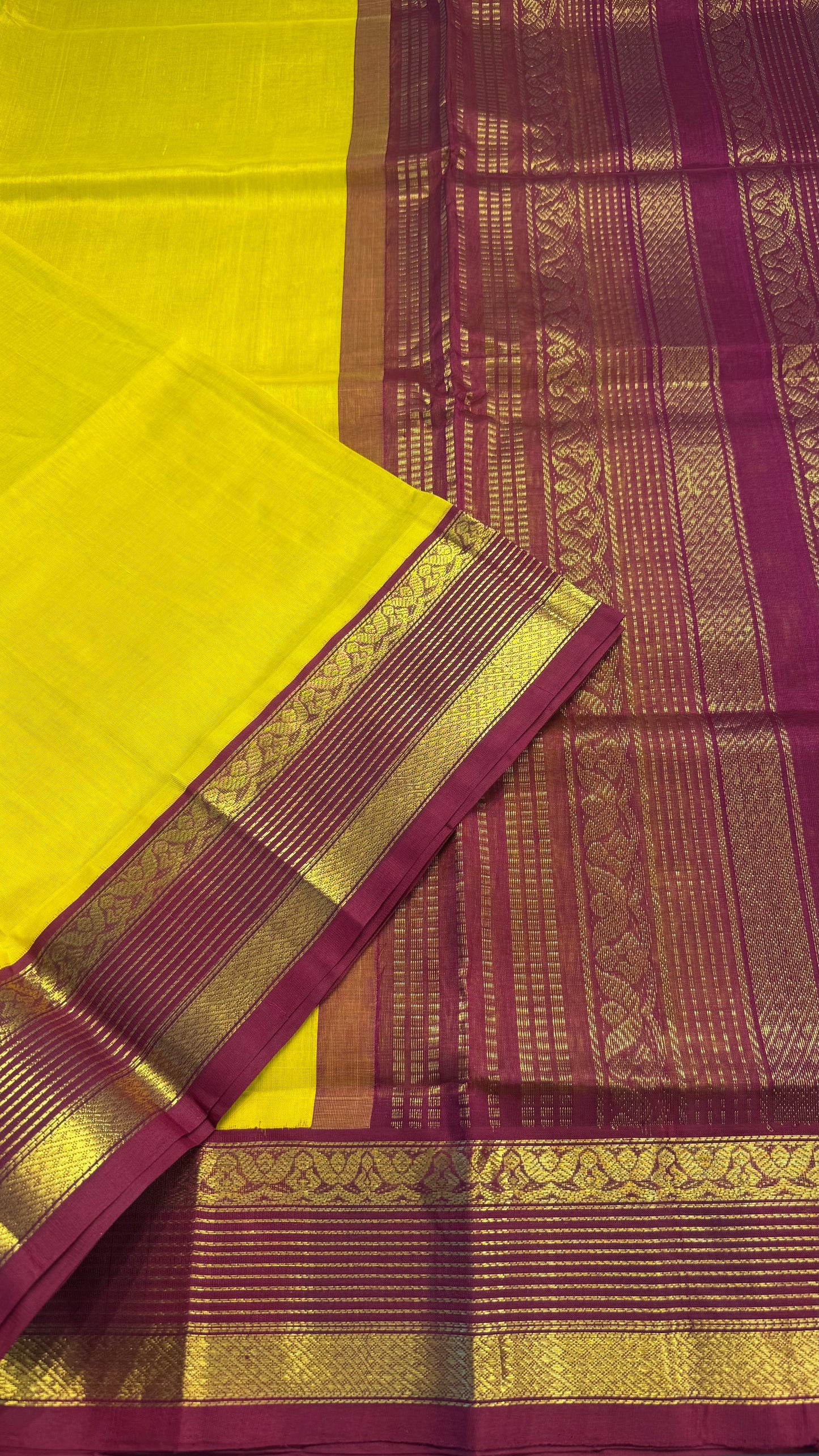 HANDLOOM KANCHIPURAM SILK COTTON (KSC162)