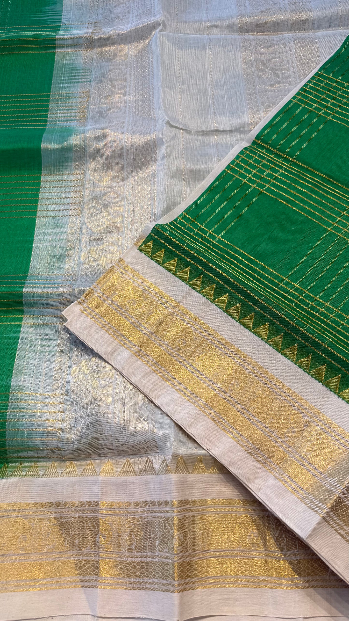 HANDLOOM KANCHIPURAM SILK COTTON (KSC274)
