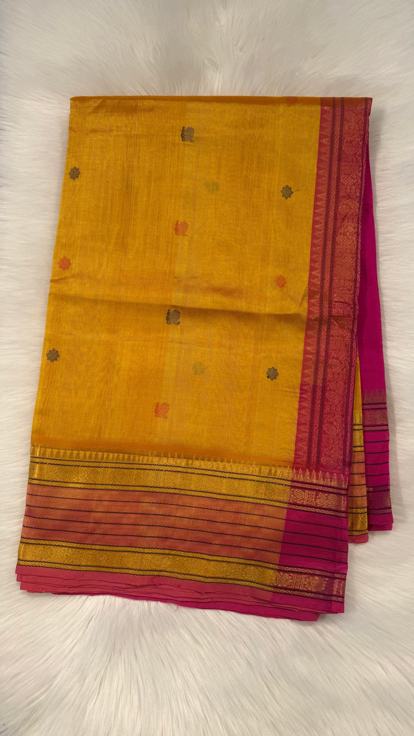 HANDLOOM KANCHIPURAM SILK COTTON (KSC173)