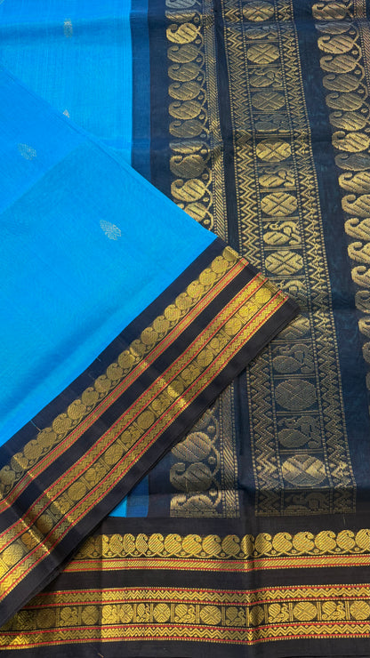 HANDLOOM KANCHIPURAM SILK COTTON (KSC283)