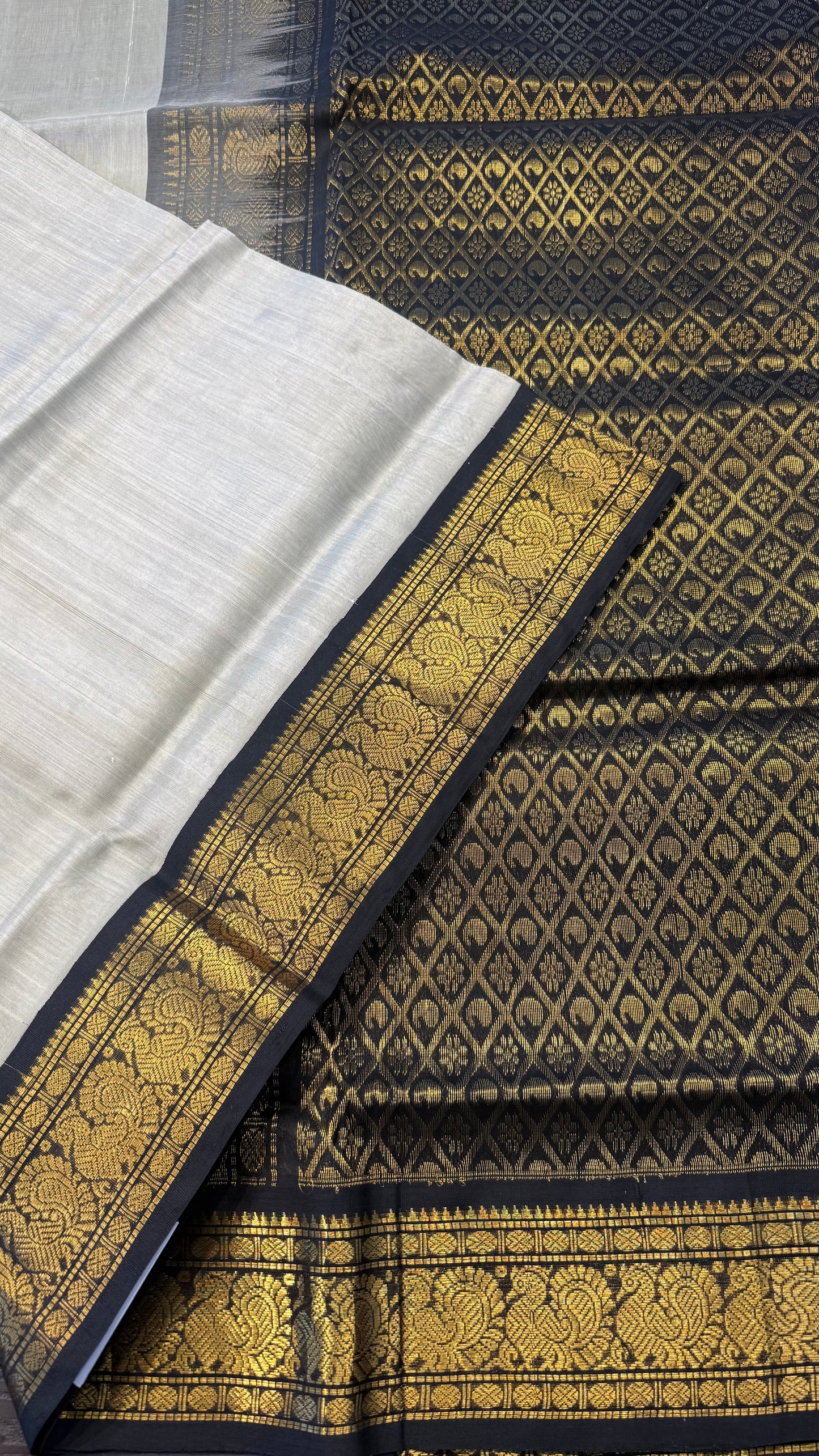 HANDLOOM KANCHIPURAM SILK COTTON (KSC230)