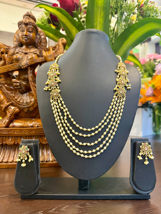 Mayra Long Necklace Jewellery Set