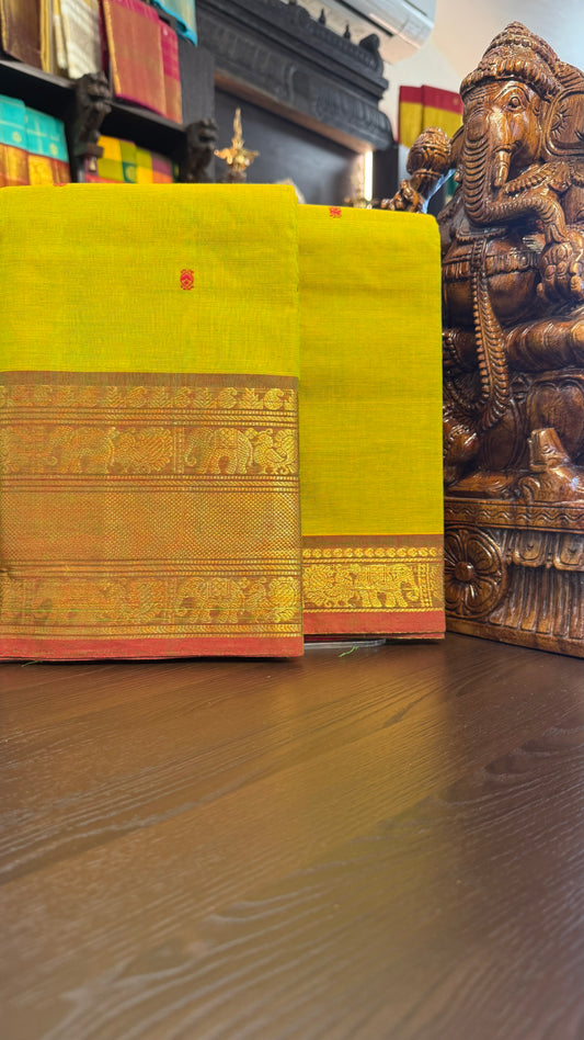 Kanchi Cotton Saree