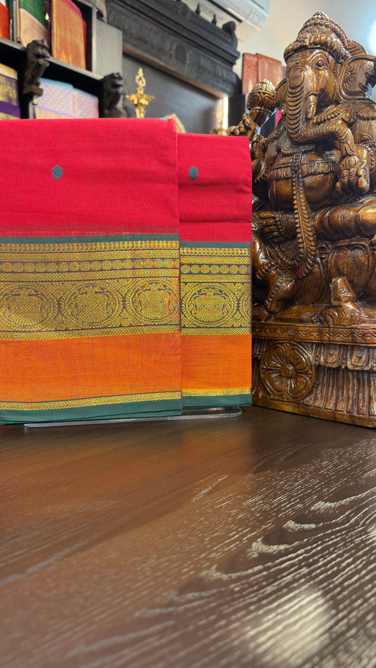 Kanchi Cotton Saree