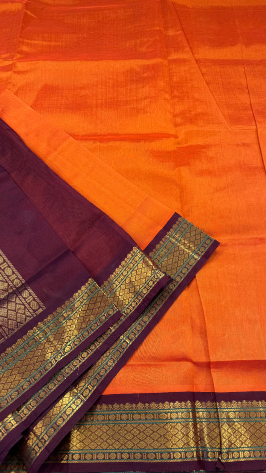 HANDLOOM KANCHIPURAM SILK COTTON (KSC192)