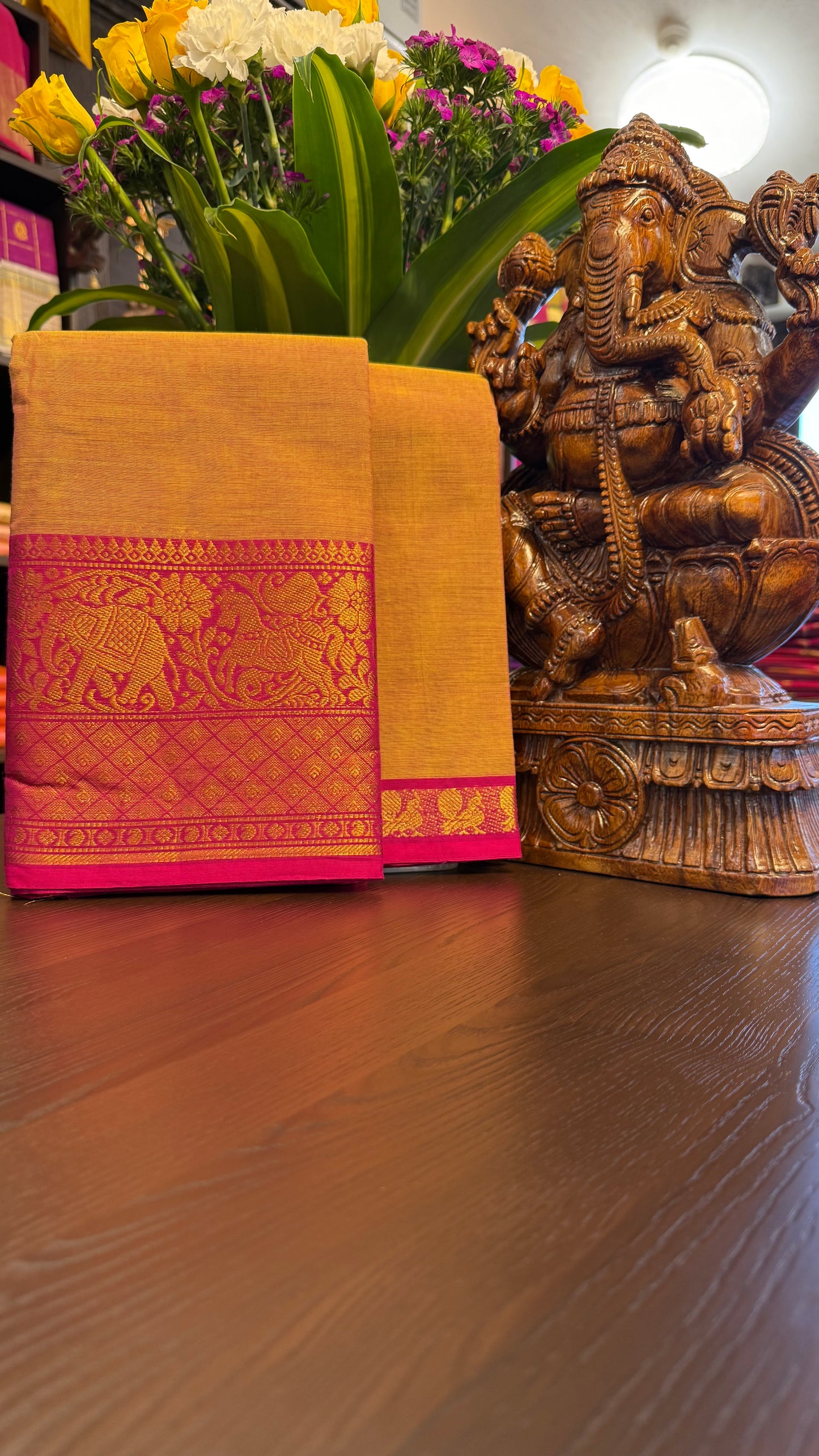 Kanchi Cotton Saree