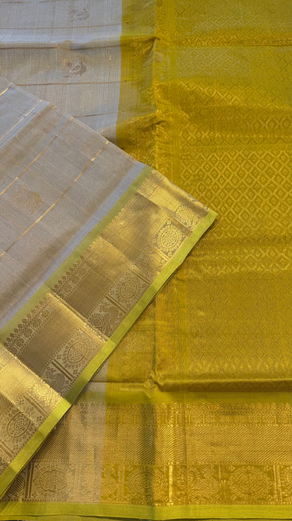 HANDLOOM KANCHIPURAM SILK COTTON (KSC279)